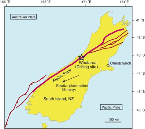 Sampling of the active alpine fault in New Zealand reveals extreme ...