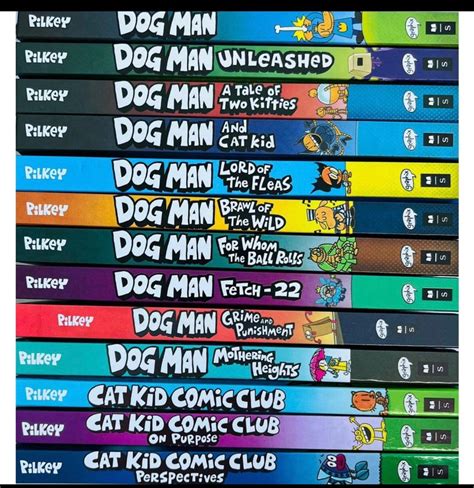 Dog Man books collection by Dav Pilkey, Hobbies & Toys, Books ...