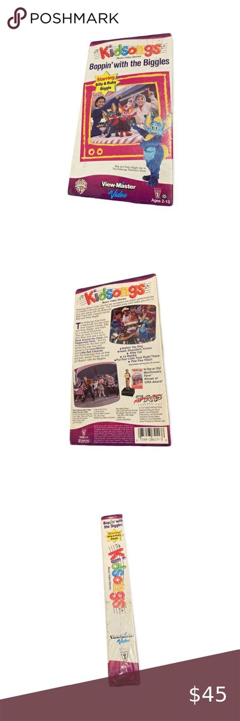 VHS Kidsongs: Boppin with the Biggles RARE SEALED View Master Video Sing Alongs Kids Singing ...