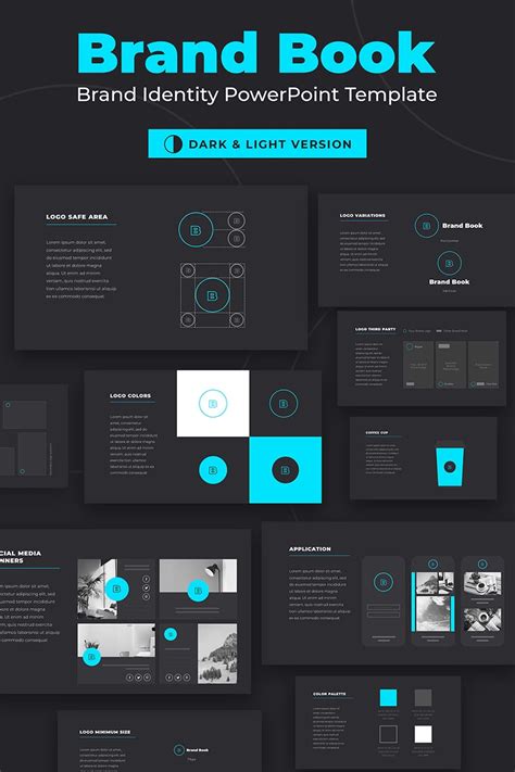 BrandBook Brand Identity PowerPoint Template #95509 | Brand identity ...