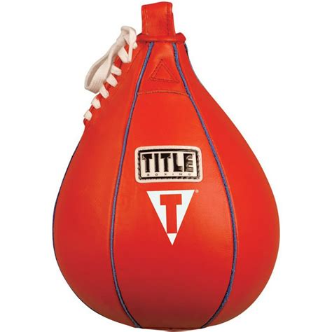 Title Boxing Leather Speed Bag - Small (6" x 9") - Walmart.com ...