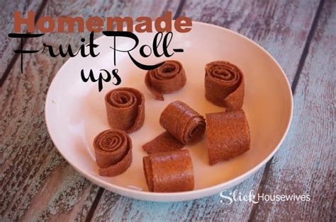 Homemade Fruit Roll-Ups Recipe