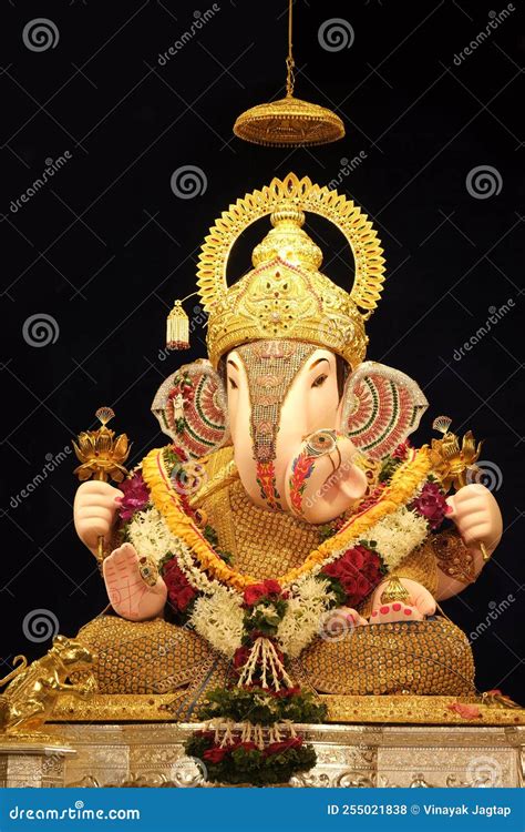 01 September 2022, Pune, Maharashtra, India, Beautiful Sculpture of Lord Ganesh Called As ...