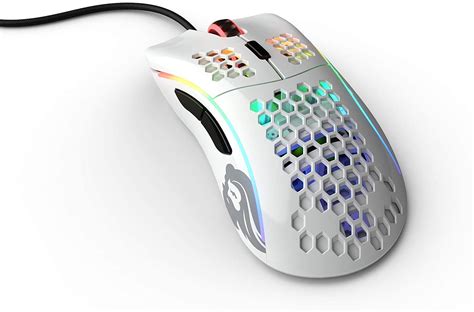 Glorious Model D USB RGB Gaming Mouse - Matte White