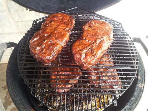 smoked pork steaks — Big Green Egg - EGGhead Forum - The Ultimate Cooking Experience...