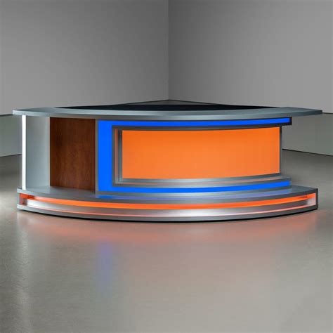 Anchor News Desk | Broadcast News Studios – TVsetdesigns.com