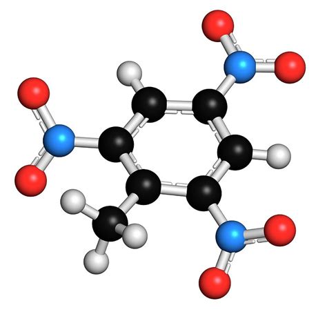 Trinitrotoluene High Explosive Molecule Photograph by Molekuul - Pixels