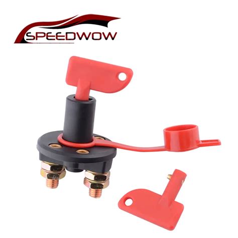 SPEEDWOW Car Battery Switch High Current Battery Disconnect Isolator ...