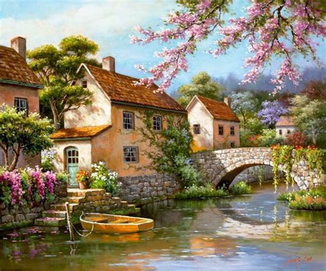 Paysage en peinture