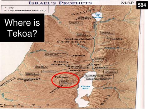 Tekoa Bible Map