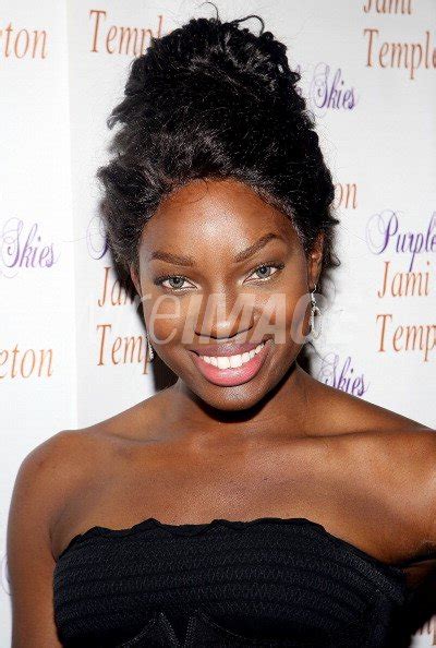 Actress model Celestina Aladekoba arrives at Jami Templetons CD... | WireImage | 108775488