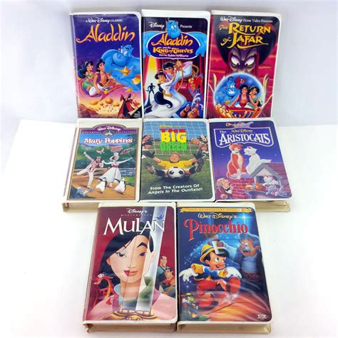 Huge Lot 80 Walt Disney VHS Movies Classic Masterpiece Kid | Etsy