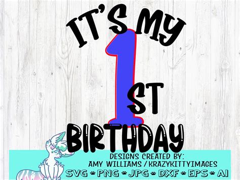 First birthday svg 1st birthday boy svg One year old svg | Etsy