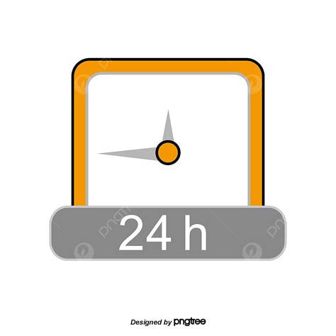 24 Hour Clock Vector PNG, Vector, PSD, and Clipart With Transparent Background for Free Download ...