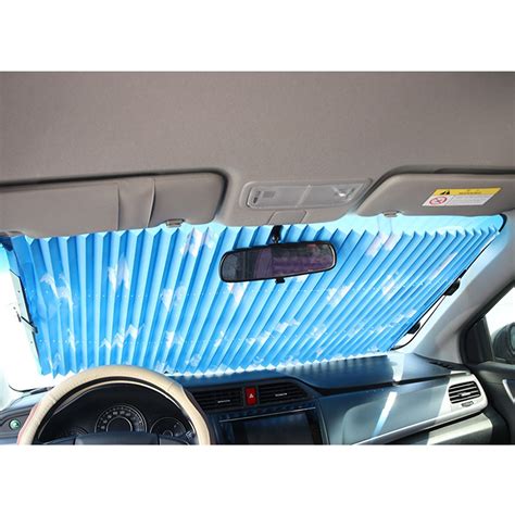 Car Retractable Windshield Sun Shade Visor Folding Auto Block Cover ...