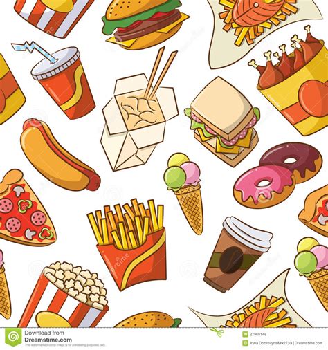 Fast food junk clipart - Clipground