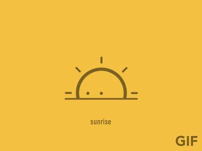 Animated Sunrise Gif