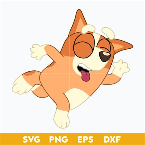 Bingo SVG, Bluey SVG, Cartoon SVG PNG DXF EPS Digital File. - Inspire Uplift