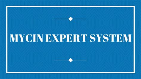 MYCIN EXPERT SYSTEM || Artificial Intelligence - YouTube