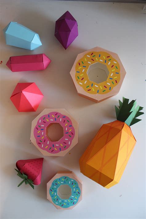 3D Paper/Felt Foods/Shapes on Behance