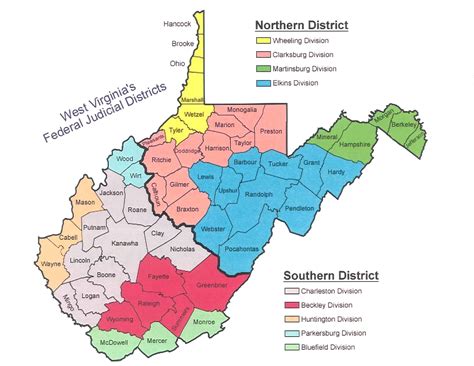 District Map | USAO-SDWV | Department of Justice