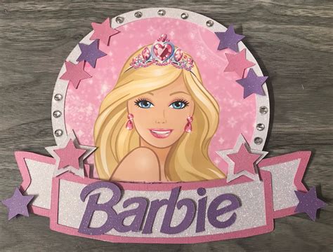 Barbie Cake Topper Printable