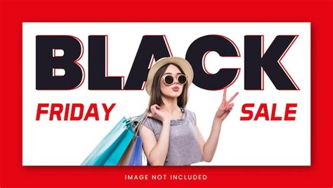 Premium Vector | Black friday banner template