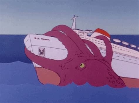 Attack of the Giant Squid GIF – Brian.Carnell.Com