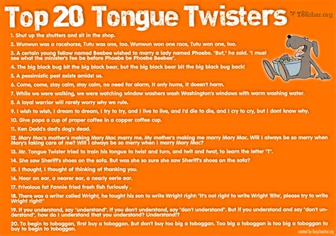 Tongue Twisters