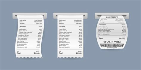 Receipt Paper Vector Art, Icons, and Graphics for Free Download