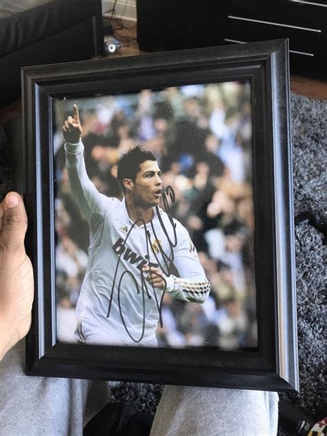 cristiano ronaldo signed photo | #1922698853