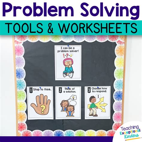 Problem Solution Worksheets - Worksheets For Kindergarten