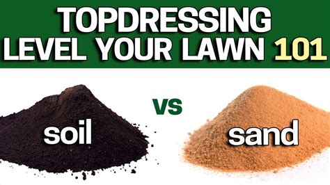 How to Topdress & Level Your Lawn Using Sand or TopSoil? Beginners DIY ...