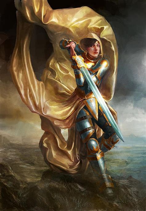 Elspeth, Knight-Errant (Duel Deck Series) by Igor Kieryluk | Fantasy ...