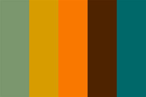 1970s Color Palette | Vintage and Retro Color Palette