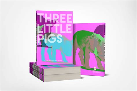 Three Little Pigs Book Cover Rework on Behance