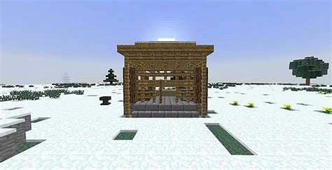 A Small Fence House Minecraft Project