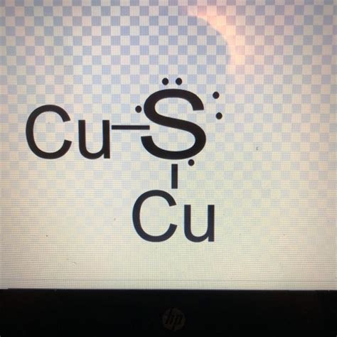 what is the lewis dot structure for Cu2S - brainly.com