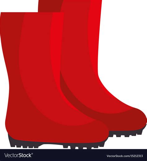 Garden boots animated Royalty Free Vector Image