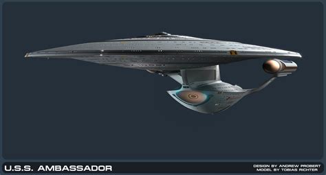 Ambassador Class Starship | Star trek wallpaper, Star trek, Star trek ships