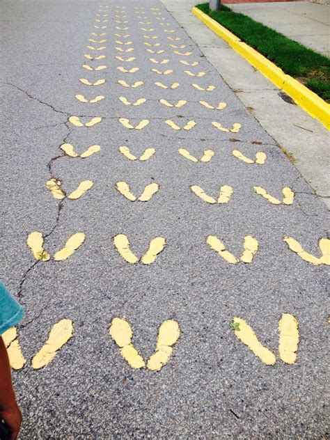 Parris Island... The infamous yellow footprints from my return this past July 25 years after my ...