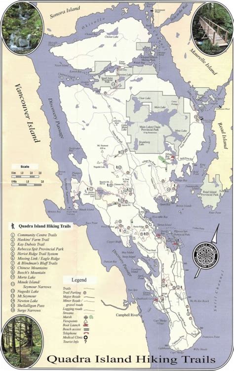 Quadra Island Hiking Trails - kayak