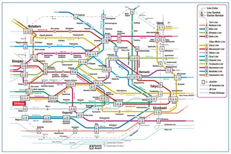 Know About Japan Before You Travel: Tokyo Metro Map