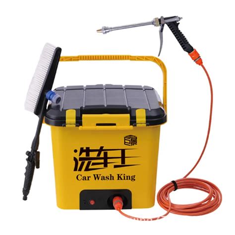 On board Electric High Pressure Washing Machine To Wash The Car King Car Washing Machine 35L ...