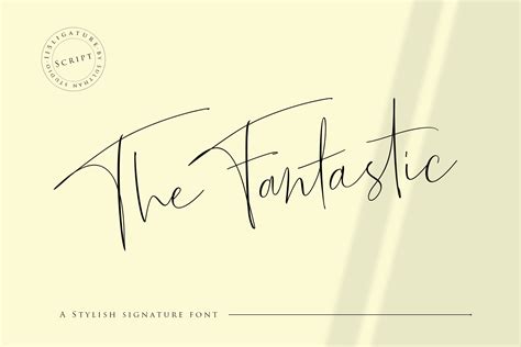 The Fantastic signature ~ Script Fonts ~ Creative Market