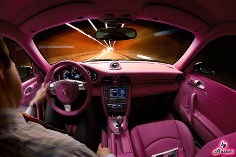 Pink Porsche Carrera Interior | Flickr - Photo Sharing!