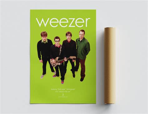 Weezer 'Weezer' (The Green Album) Poster – The Indie Planet