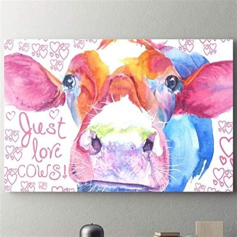 Love cows | Cow, Cow painting, Cow canvas