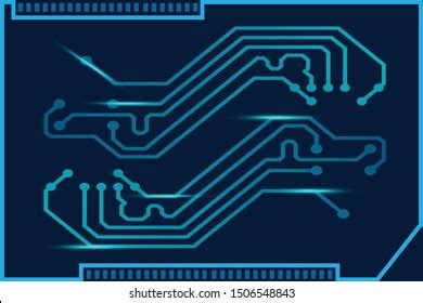 Circuit Board Design Background Vector Illustration Stock Vector (Royalty Free) 1506548843 ...