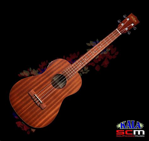 KALA KA-BE Acoustic/Electric Baritone Ukulele - all Mahogany ...